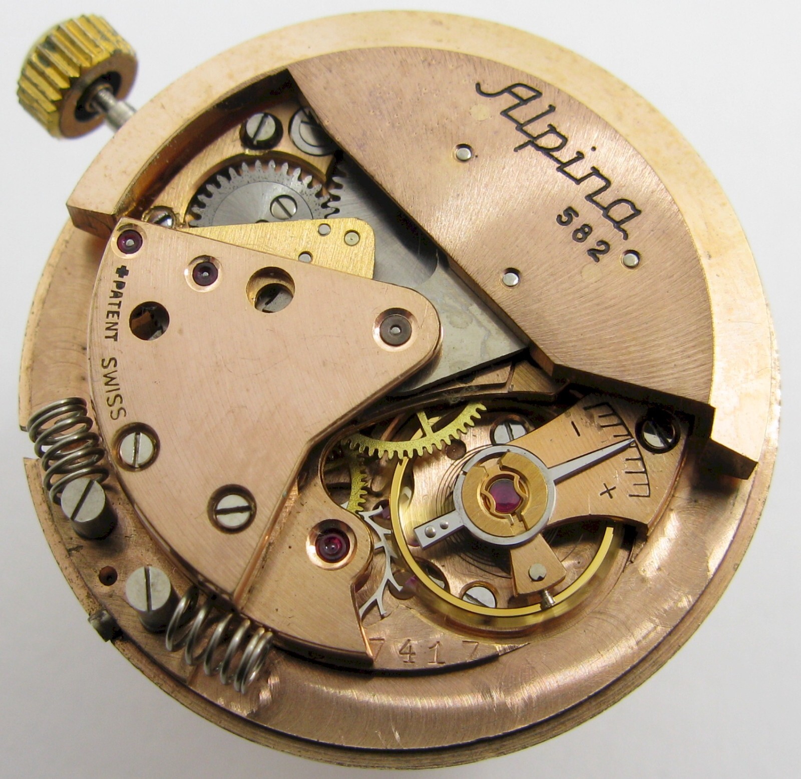 Alpina 582 bumper automatic watch movement for project … diameter 29.8 mm