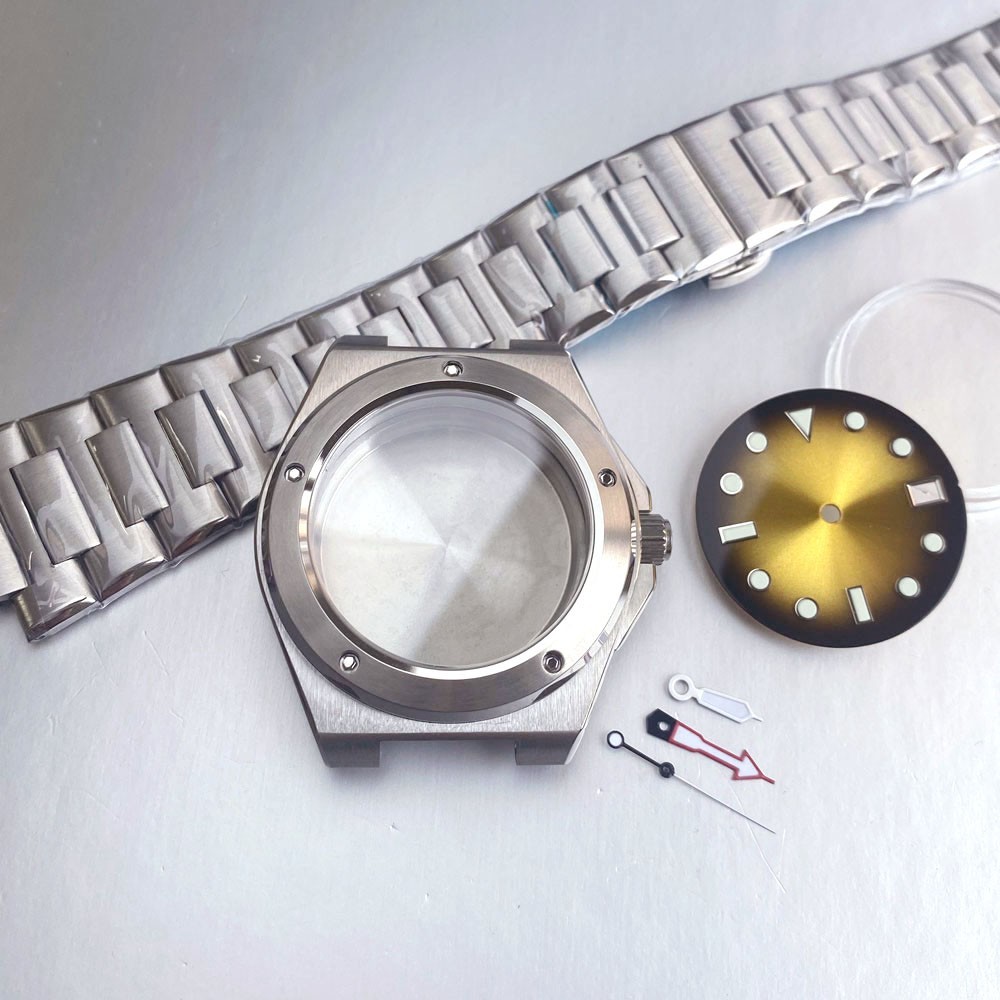 40mm Tandorio 20ATM Engineer Watch Case Sapphire Luminous Dial For NH35 NH36