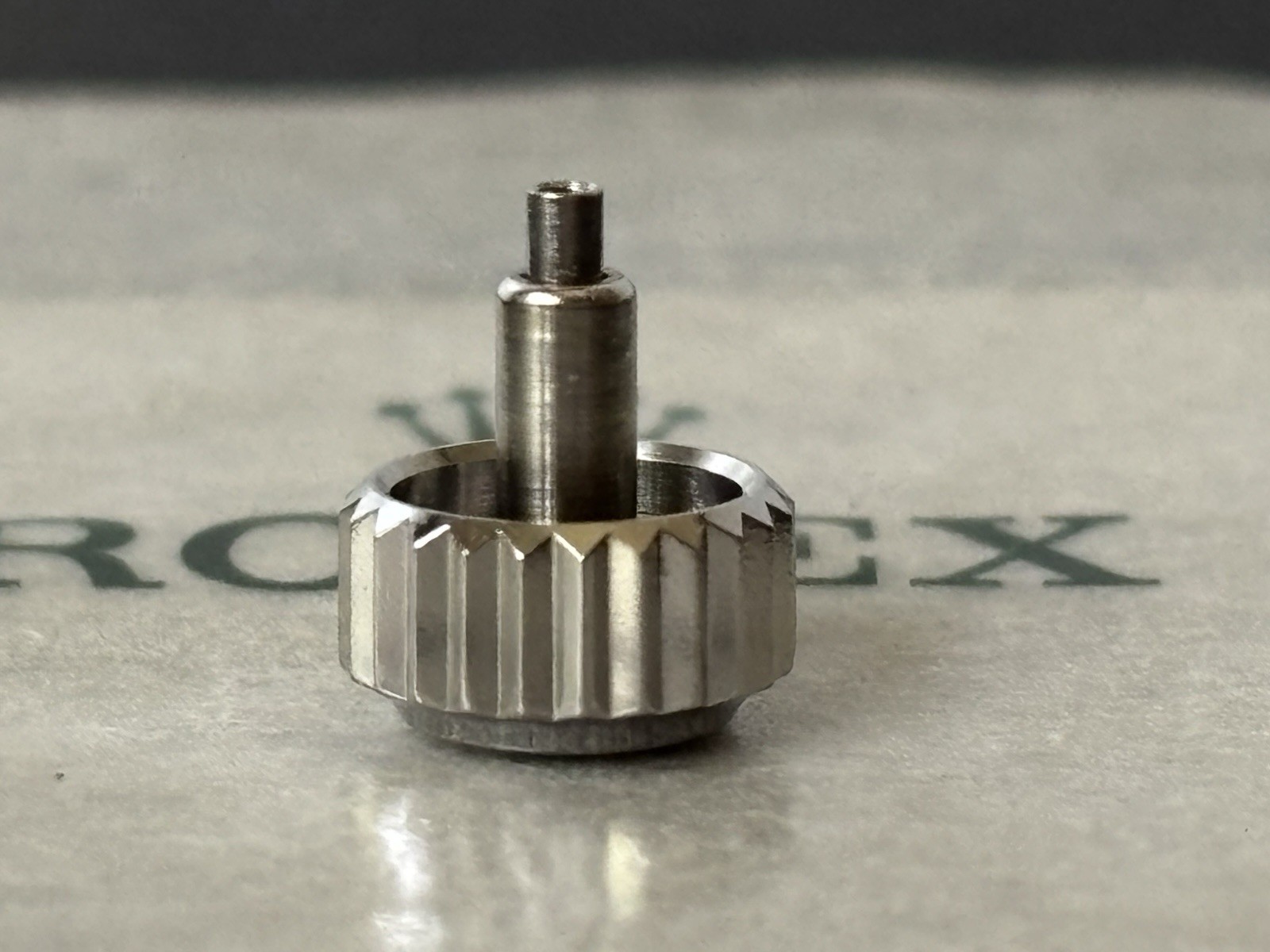 Genuine Rolex 24 703 0 Steel White Gold Crown 7mm Excellent Condition