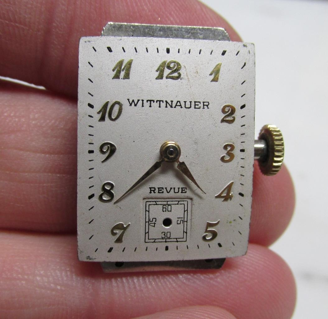 Vintage Lot of 4 Misc. Wristwatch Movements / Dials ~ ‘AS IS’ ~ 7-E512