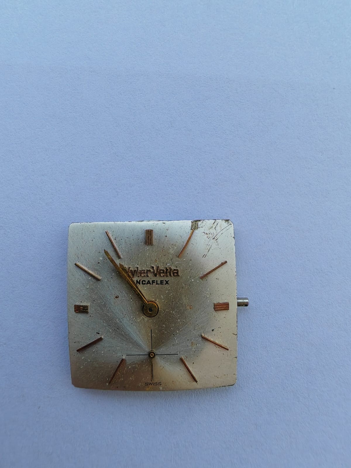 Wyler Vetta Incaflex Vintage Movement w/ Dial – From Original Watch