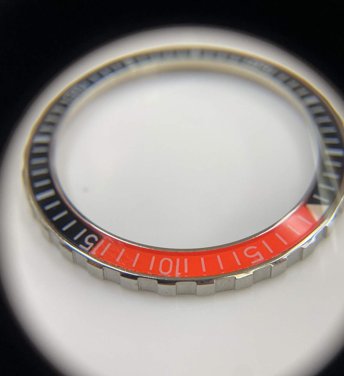 Genuine Bulova Snorkel Bakelite 38mm Bezel Insert Case # 7202-4 Caliber 11AOAACB