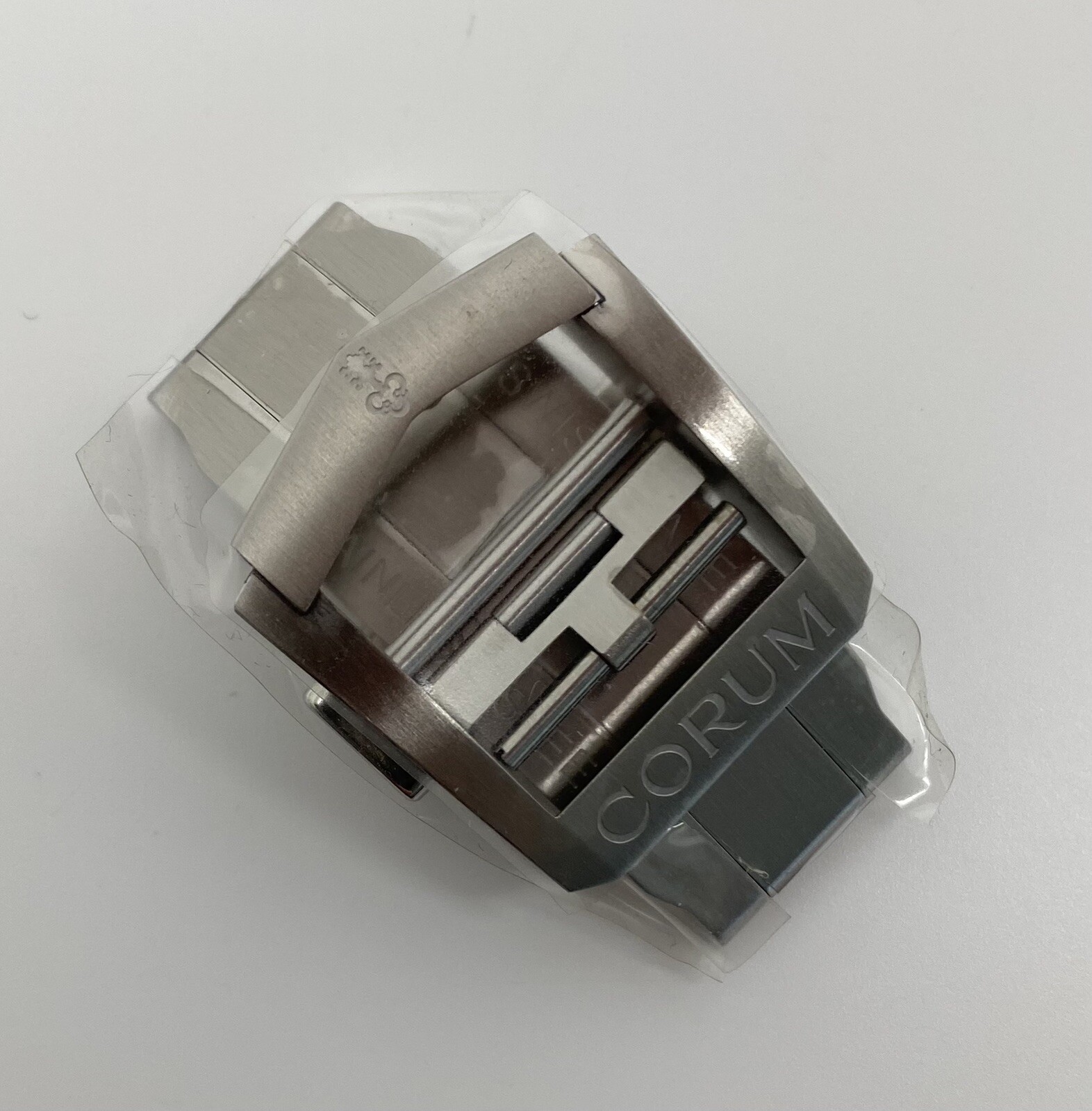 Authentic New Corum Admiral Cup 18mm Stainless Steel Deployment Buckle OEM