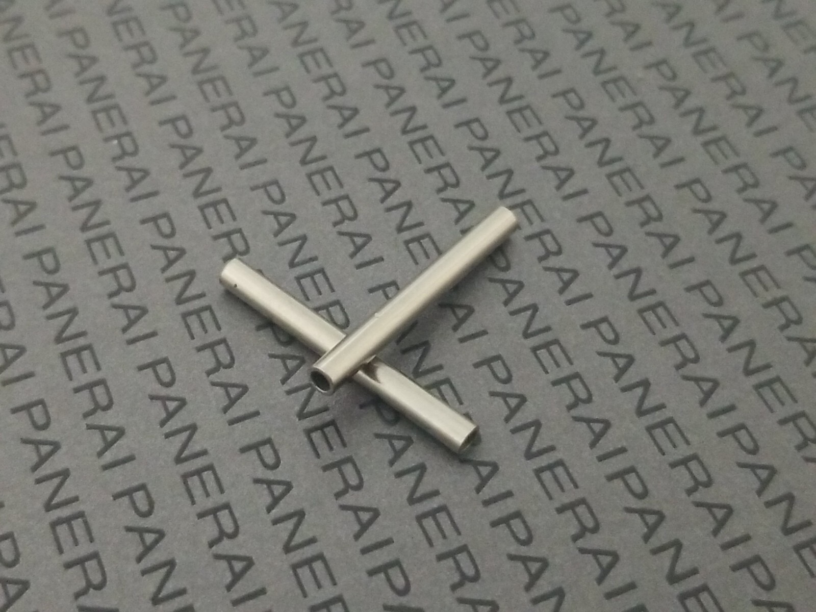 Panerai Watch Steel Bar Tubes 26MM OEM Swiss Made Set of 2 Genuine