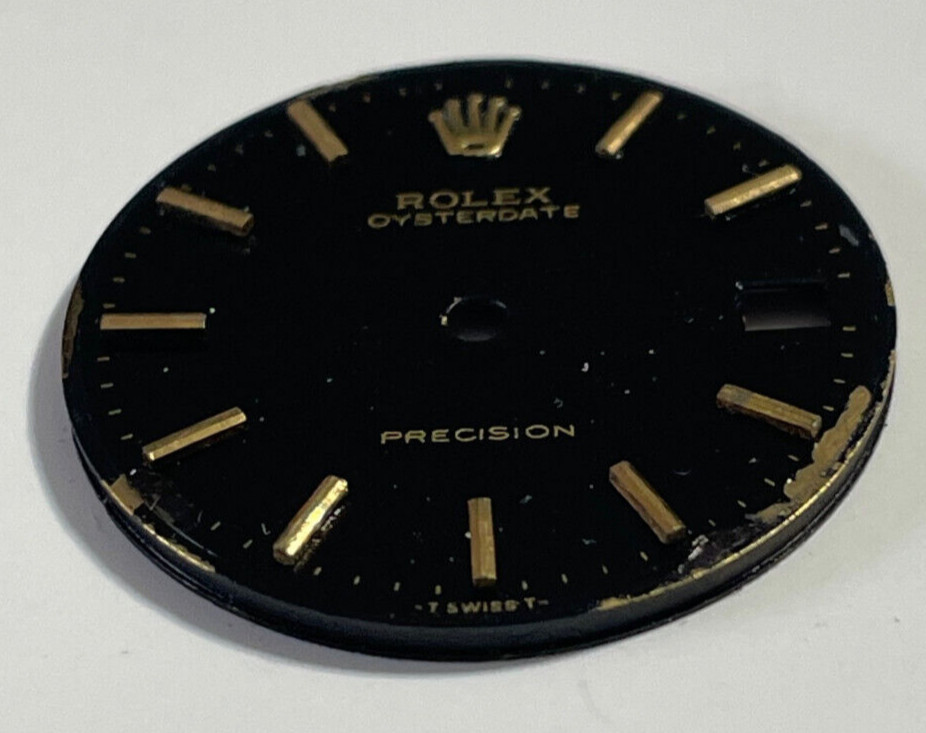 Vintage Rolex Oysterdate Precision Watch Dial For 6466
