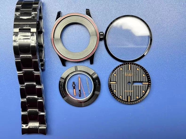 For DIY 42mm Watch Steel Case kit For 2834 2836 2846 movement