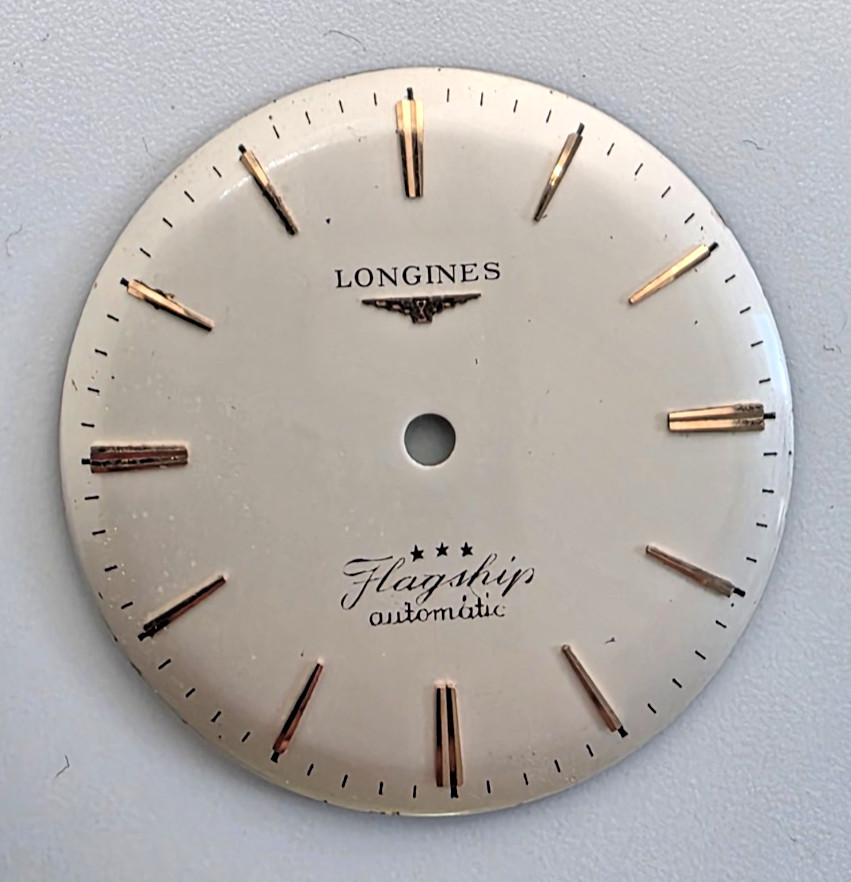 Longines Flagship 340 Movement Parts: Dial, Hands, Reducer