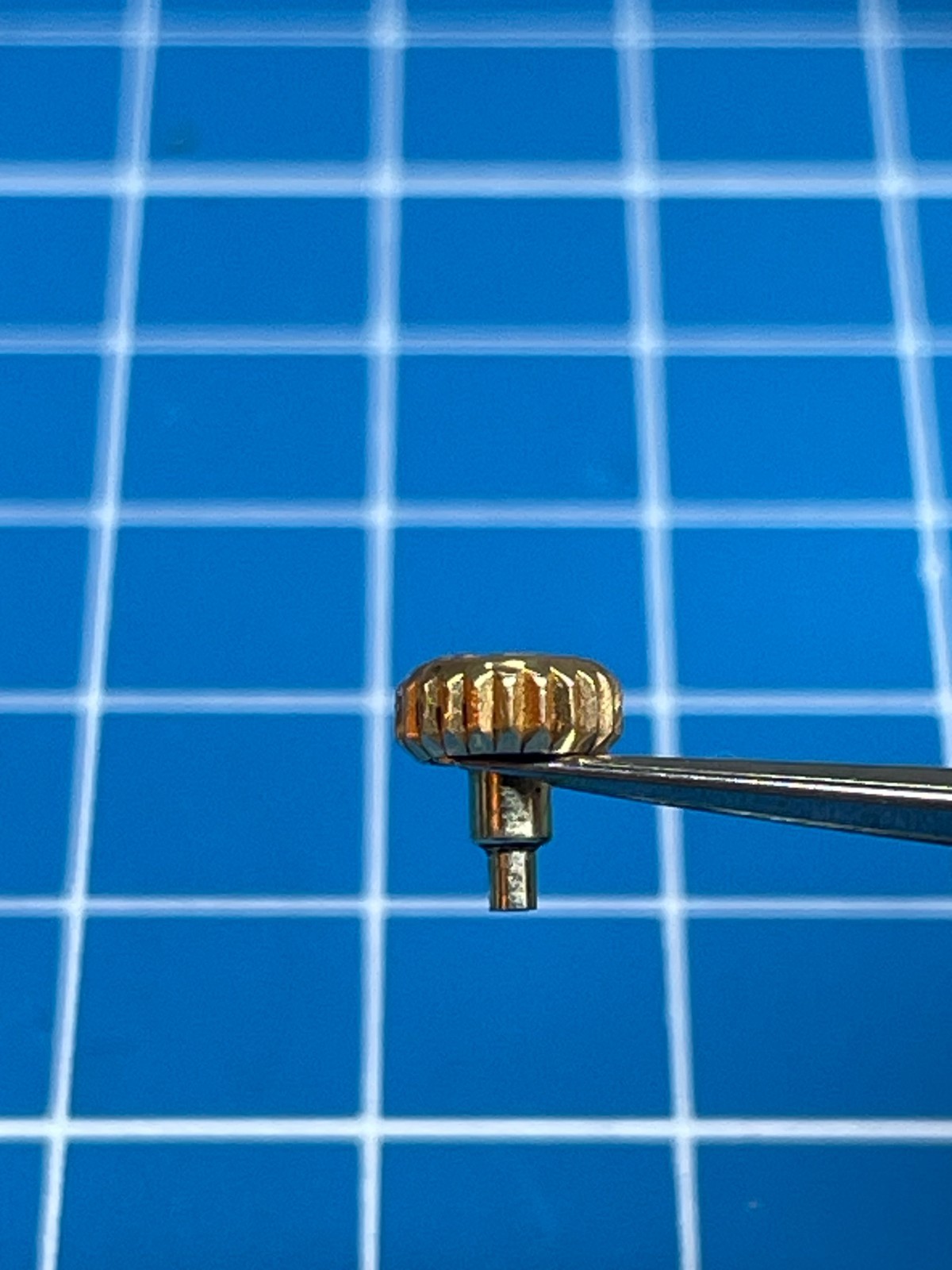 Vintage Pre-1960 Rare Rolex 6mm Yellow Gold Brevet “cross” Crown