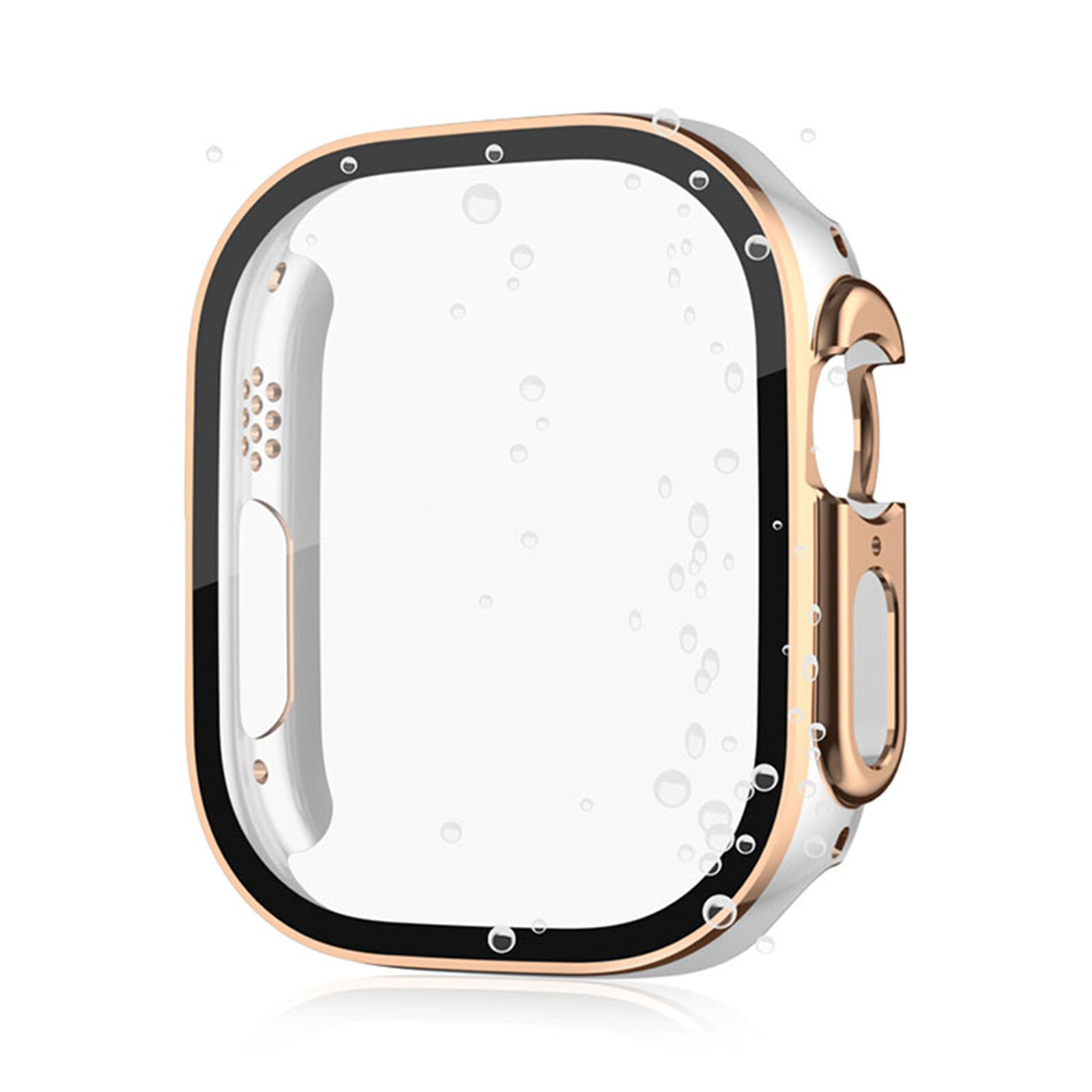 49MM PC+Tempered Glass Integrated Waterproof Watch Case for iWatch Ultra 2/Ultra