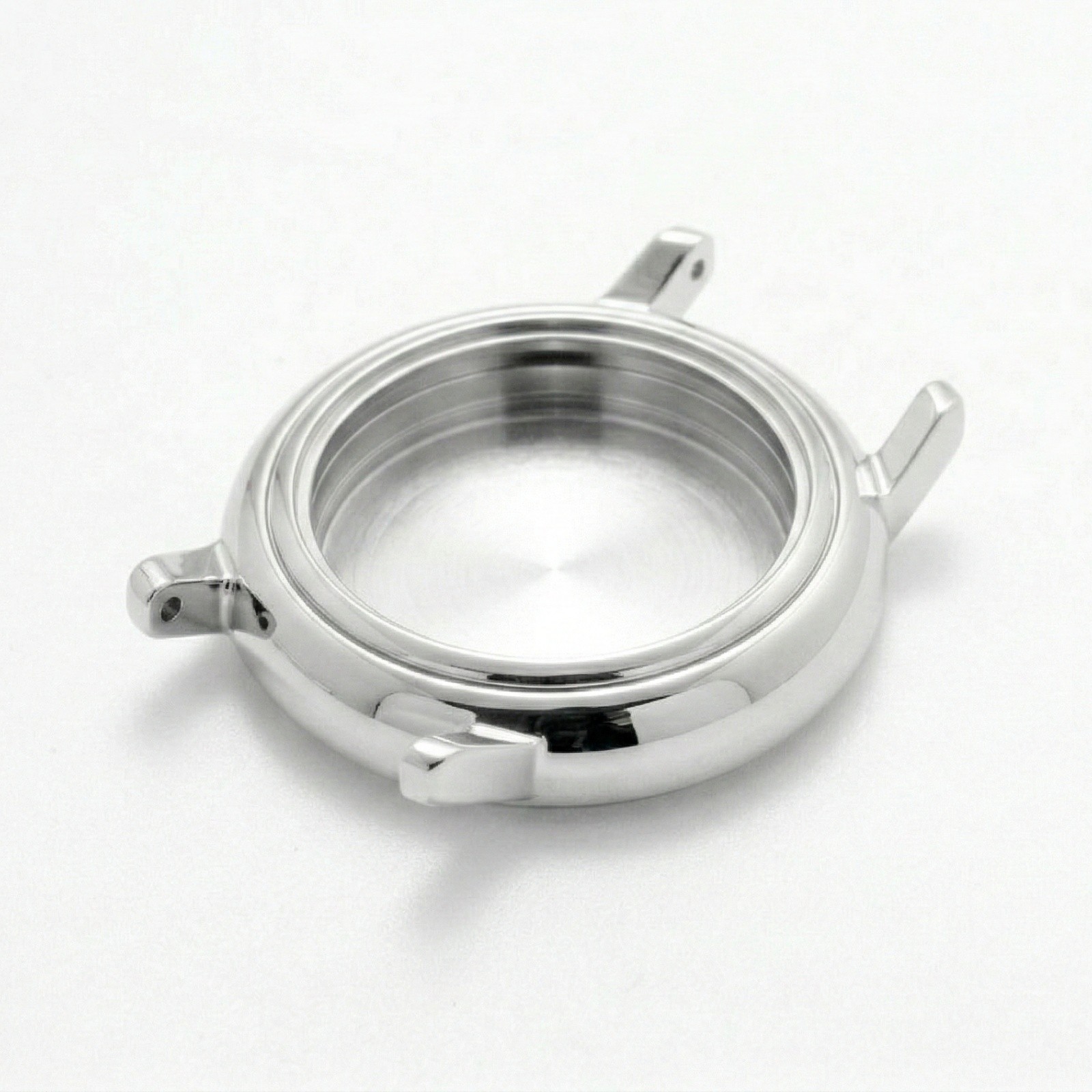 30mm glass Silver Watch Case back cover waterproof ring for GL22 Movement