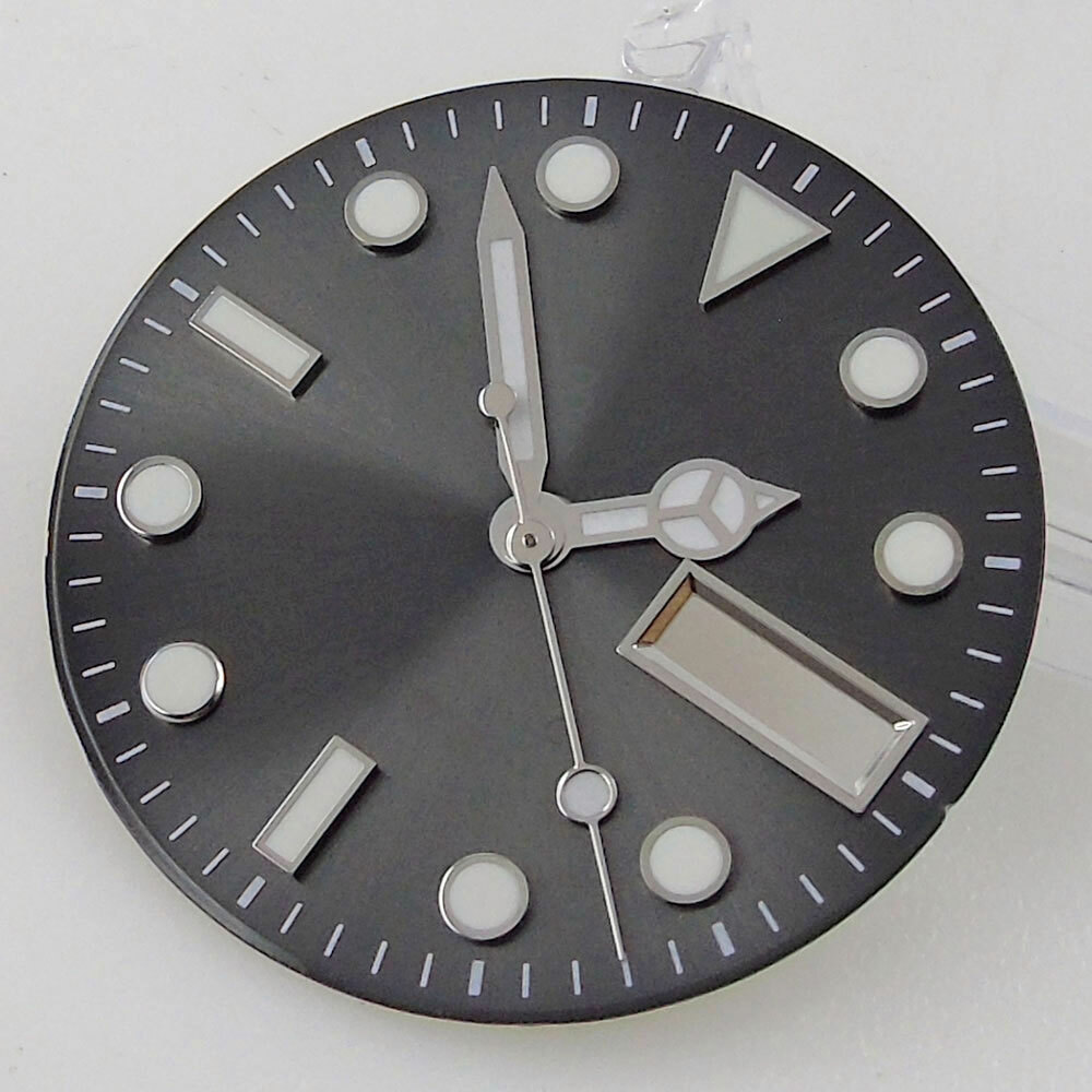 BLIGER New Sterile Sunburst 29mm Steel Black/Blue/Green/Gold Watch Dial Hand