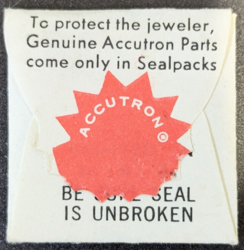 Genuine Original Bulova Accutron Cal. 2300 Part #212 Ground Plate