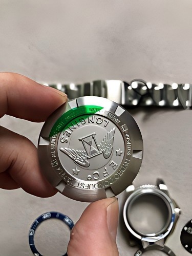 DIY SET for 2824 watch case + dial + hands + Strap sapphire 41mm