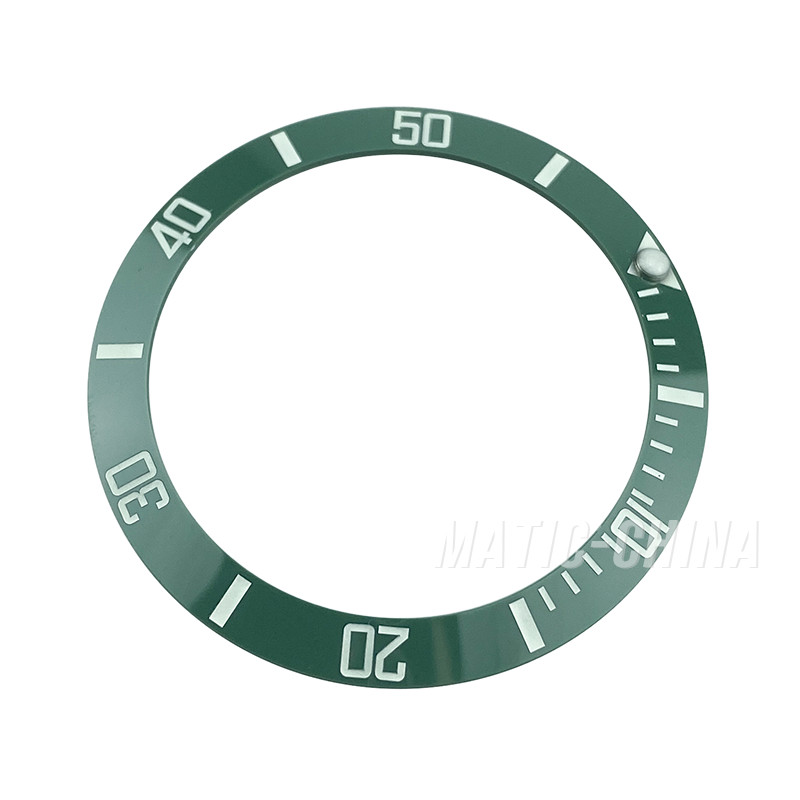 38mm Ceramic Super Luminous Bezel Insert For SUB SKX007 Style Watch Slope