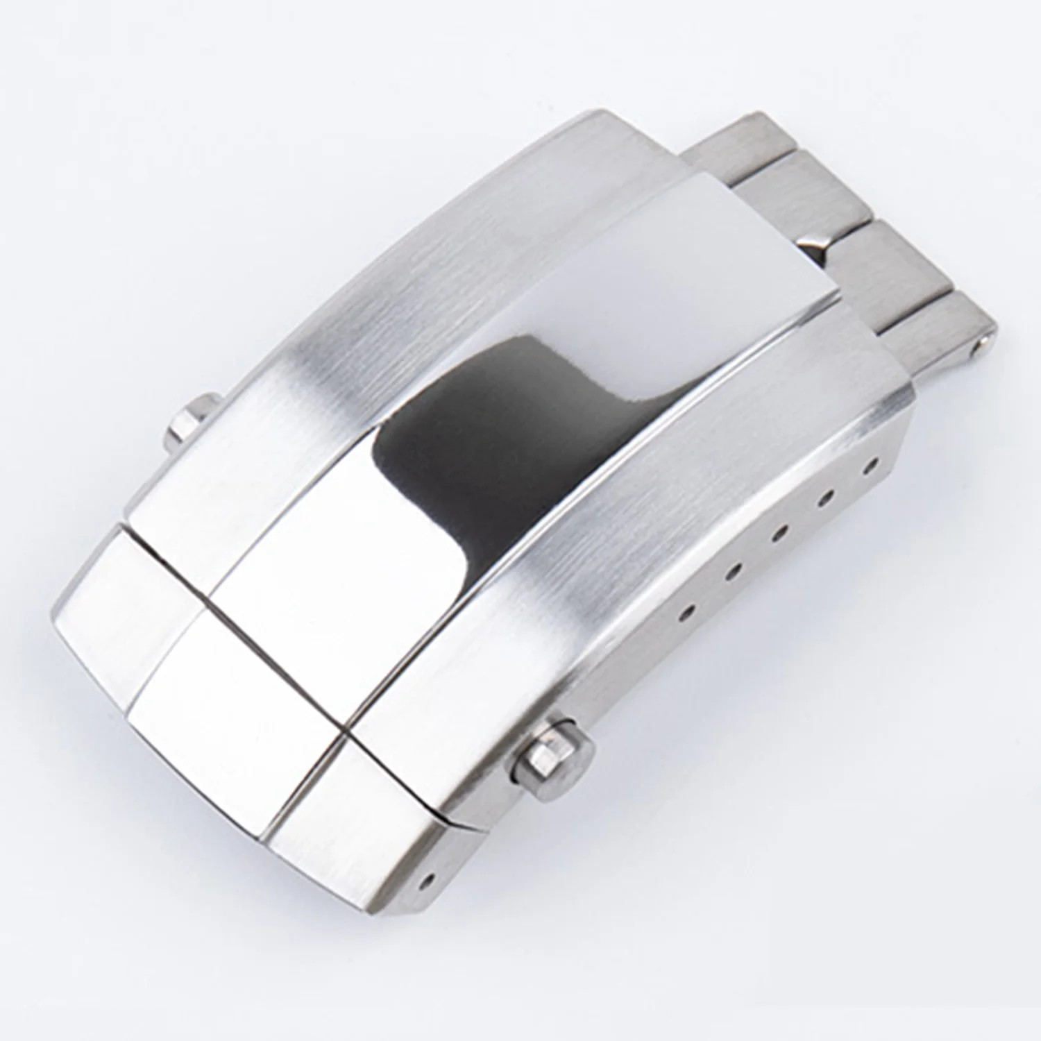 18 20mm Adjustbale SS Metal Fold Deployment Clasp For Breitling Strap Band
