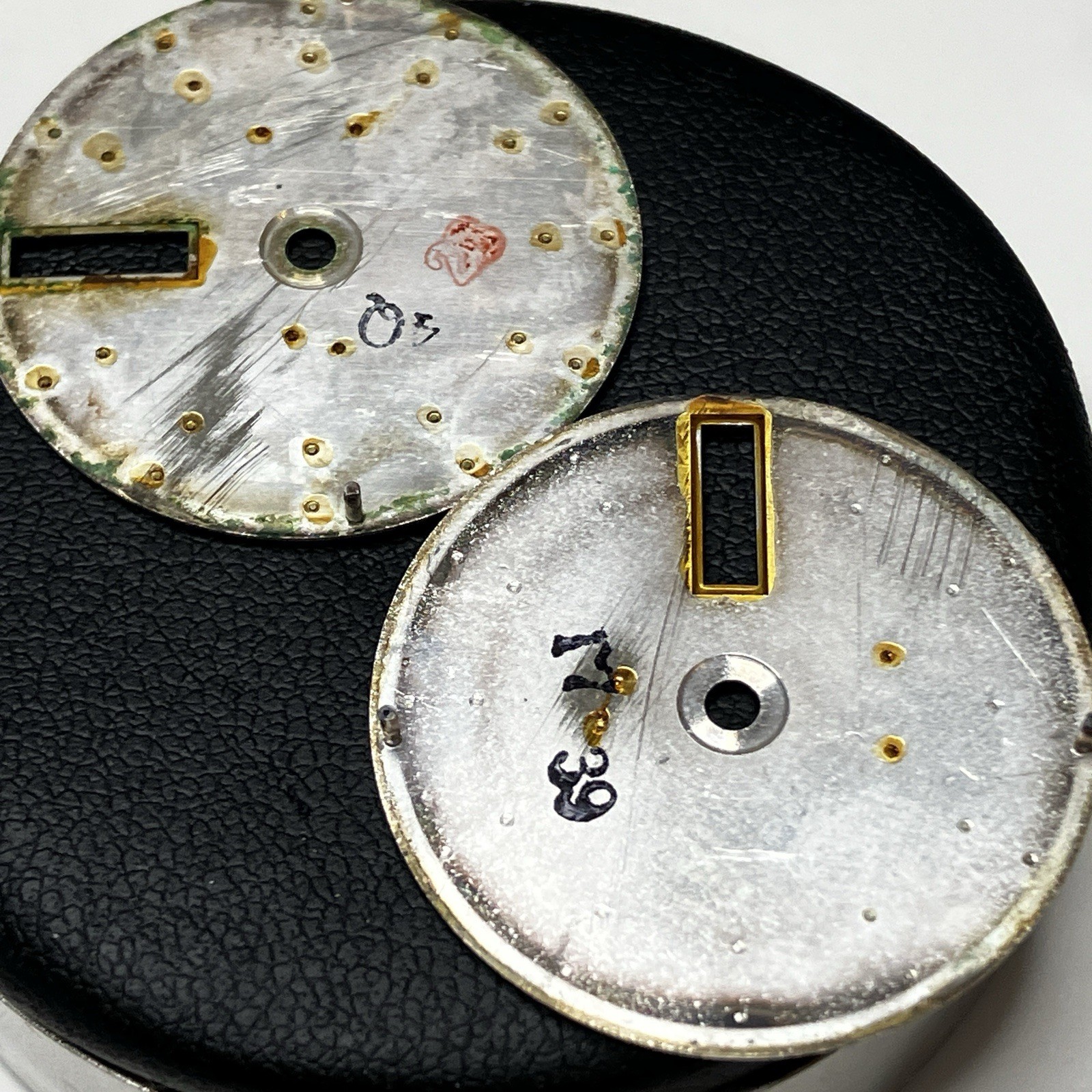 2 Vintage Seiko Lord Matic LM Special 23J Dials Lot 26.5mm Aged Wear Japan 5216