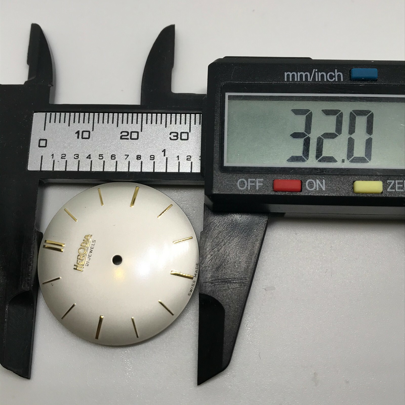 Herodia vintage dial 32mm PARTS REPAIRS swiss made
