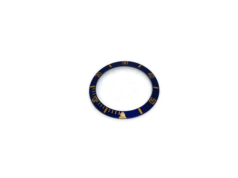 Bezel Insert compatible with Rolex 315-16808-82,Blue with gold figures