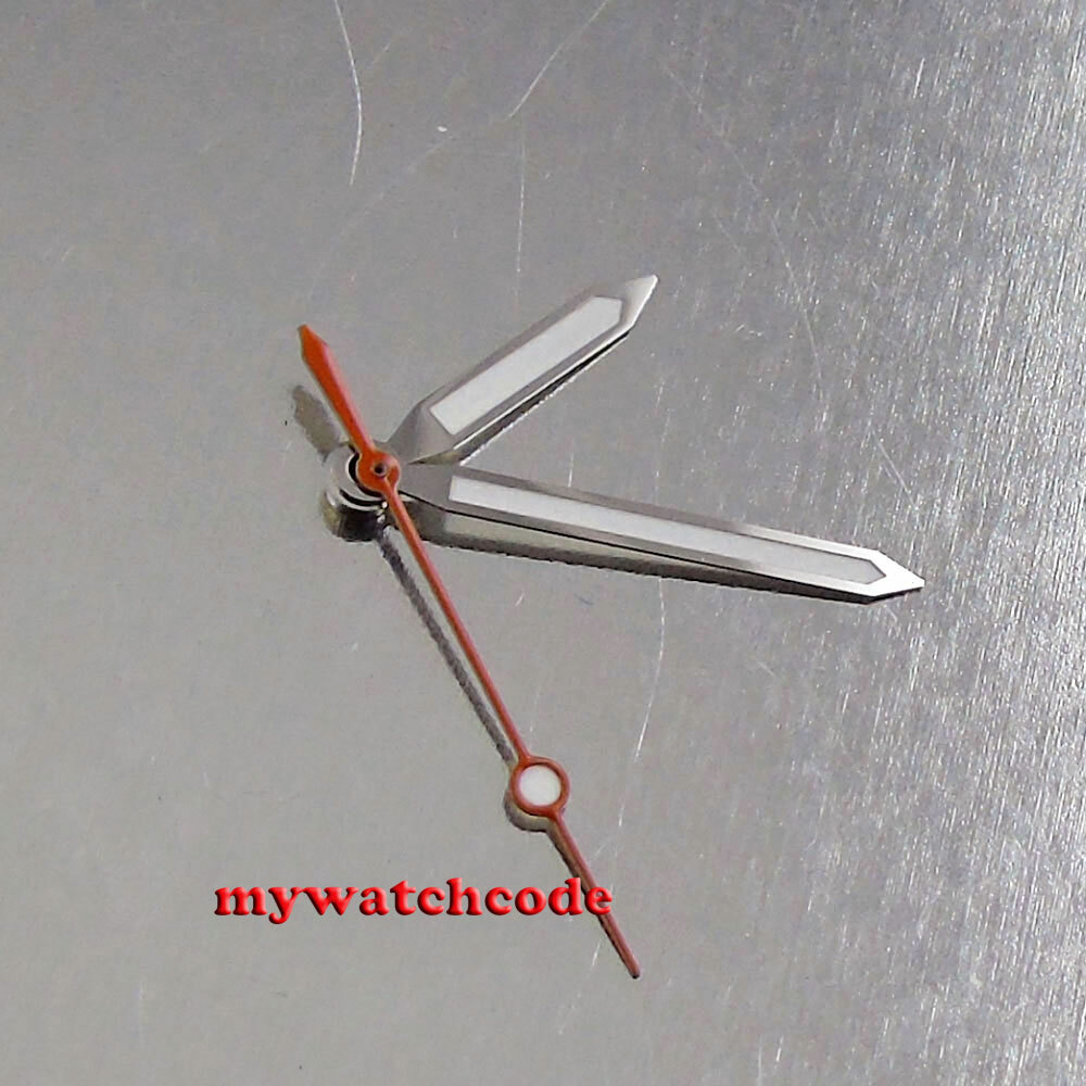 super luminous silver edge white watch Hands fit Japan NH35 NH36 movement