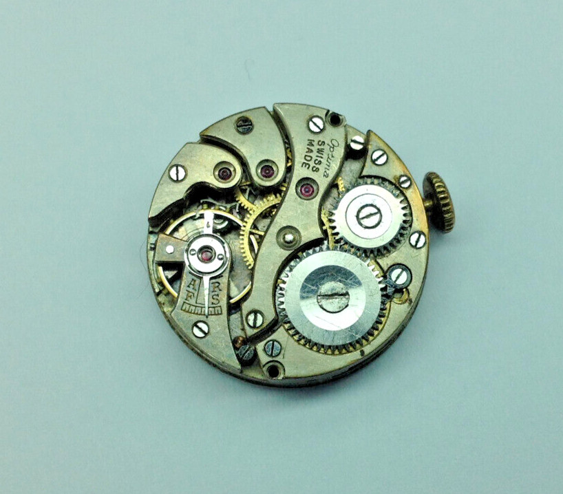Vintage OPTIMA Military Watch Movement – Ticking – Restoration / Repair