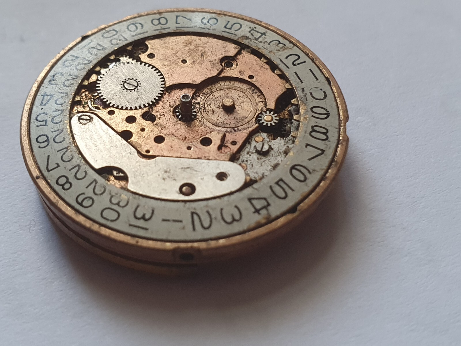 ENICAR cal 125 watch automatic movement only Rusted project