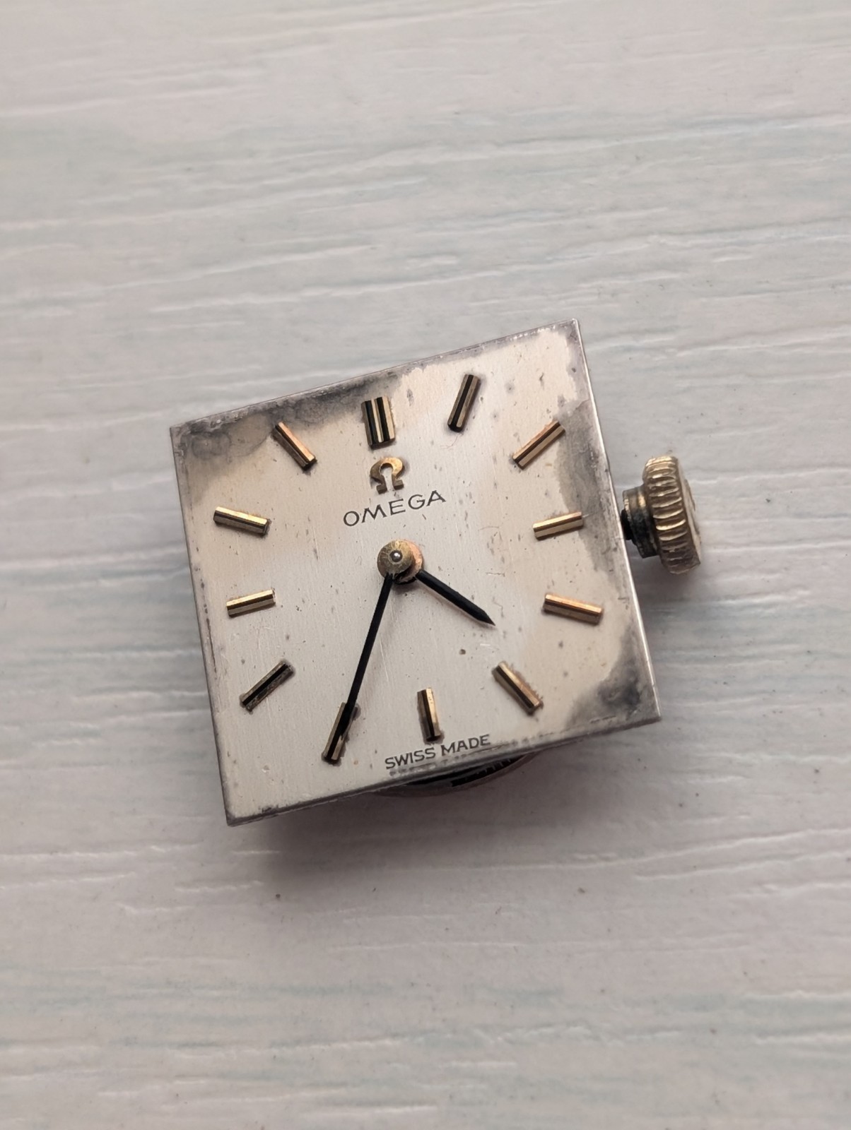 Vintage Omega 484 Mechanical Watch Movement (Runs)