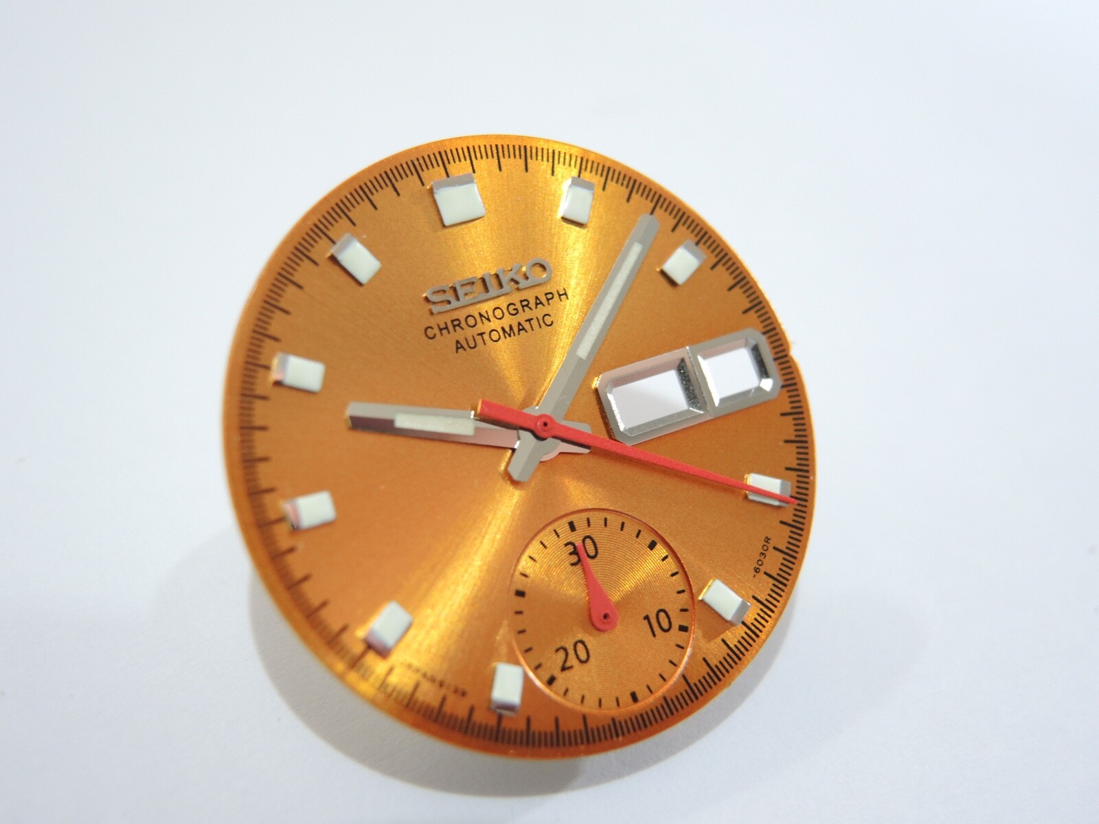 NEW GOL DIAL & HANDS VINTAGE CHRONOGRAPH POGUE 6139-6002 / 6005 AUTOMATIC WATCH