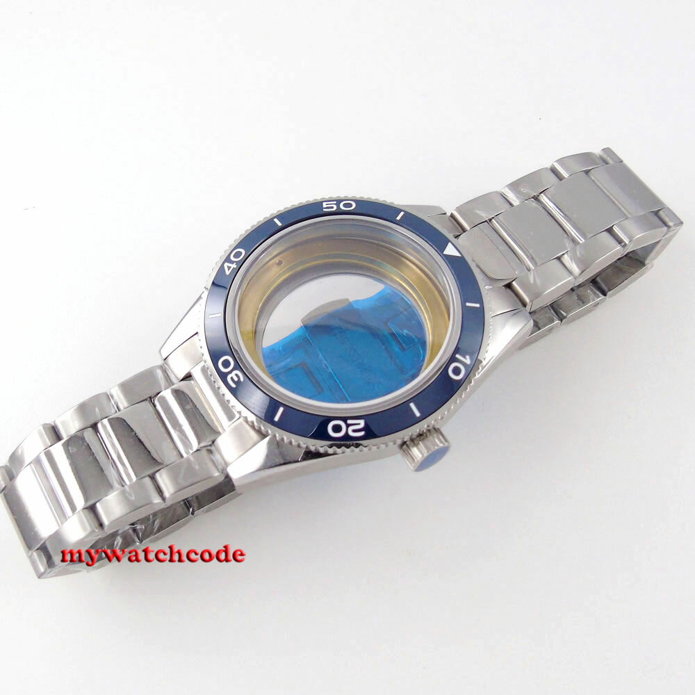 10atm 41mm ceramic bezel sapphire glass Watch Case fit for NH35 NH36 miyota 8215