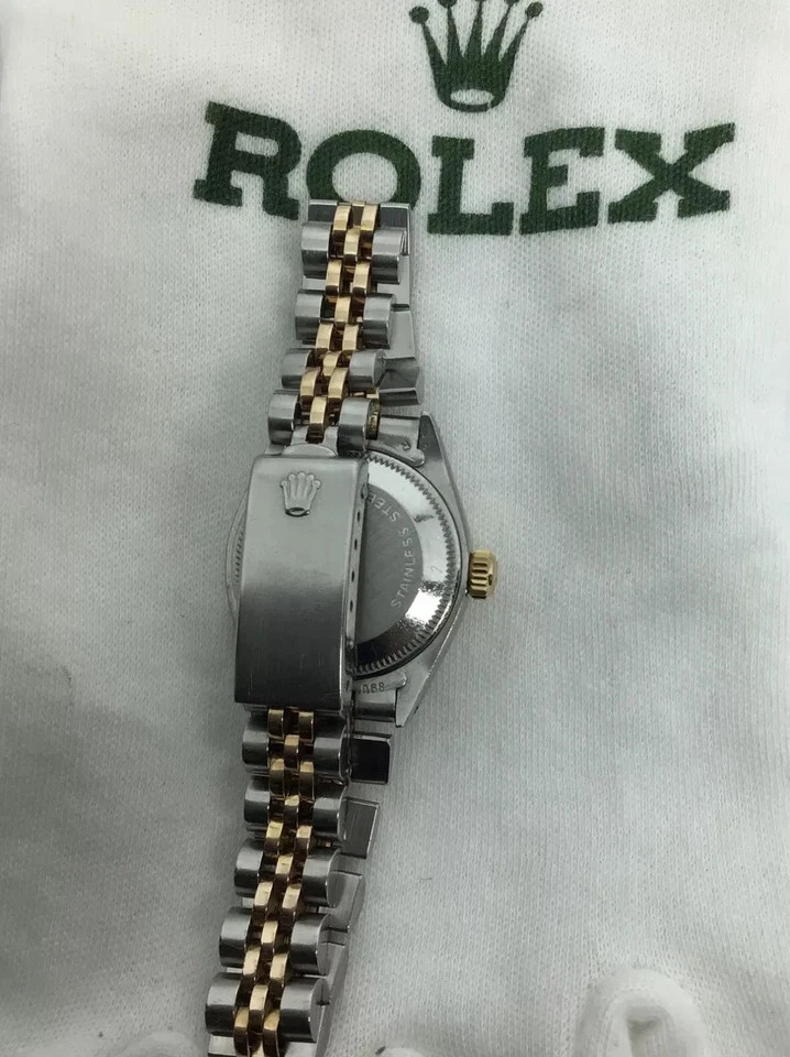 Rolex Lady-Datejust 26mm 18K Rose Gold/SS Case & Jubilee Bracelet w Purple Dial