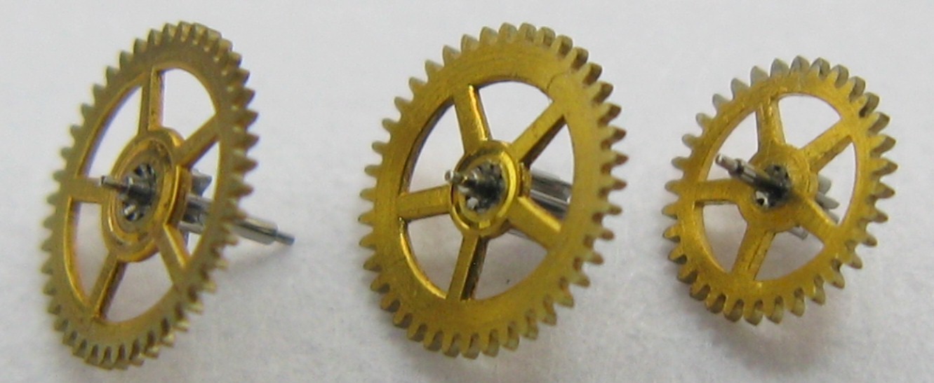 Patek Philippe Geneva part train x3 wheel gear Cal. 13.5 320