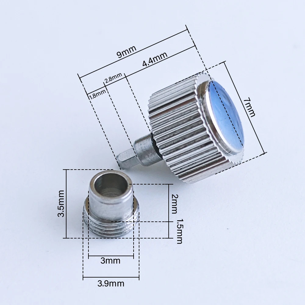 High Quality Watch Crown 3 Style Fits NH35 NH36 Movement Accessories Watch Crown