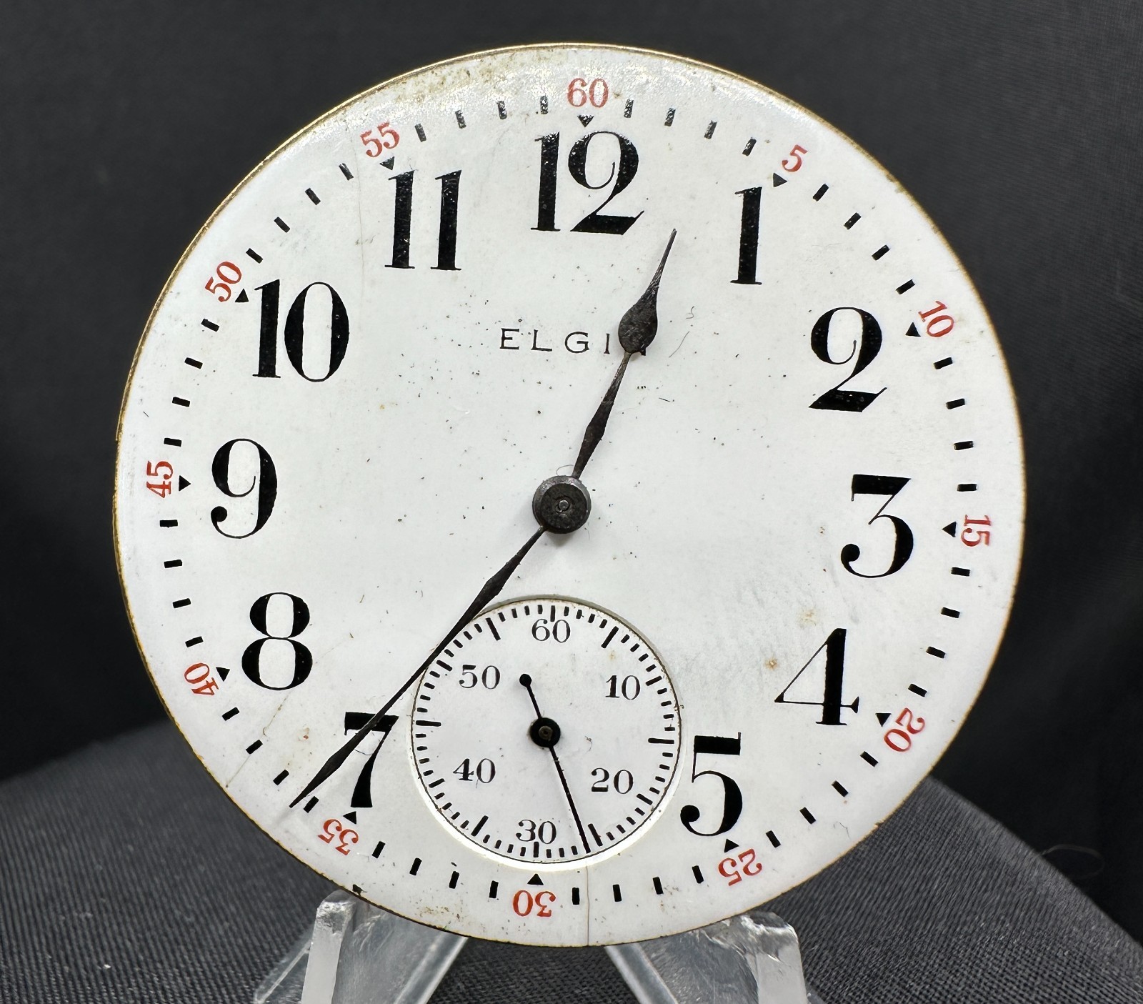 Vintage Elgin Model 6 Grade 292 16s 7j Pocket Watch Movement 1912