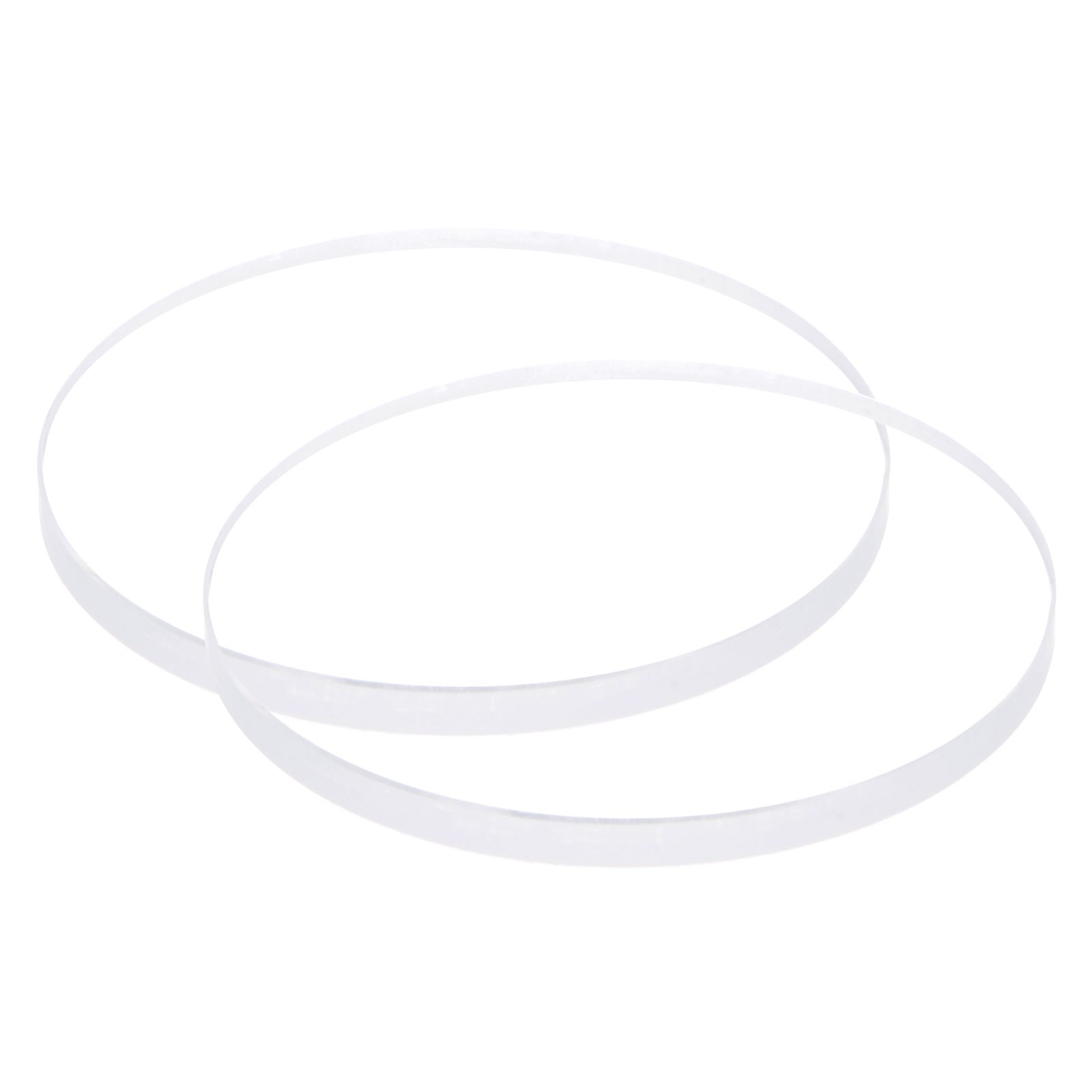2pcs 32.5mmx3mm High Transmittance Watch Crystal Lens Glass Round Flat Mineral