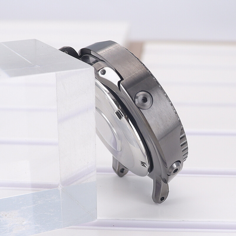 Modified Precision Canned Fish Watch Case Parts For Seiko nh35 36 sapphire glass