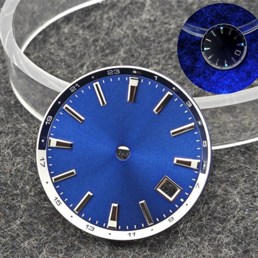 NH34 Dial 32mm GS Dial BGW9 Lume Fits NH34 Movement Watch Accessories Watch Dial