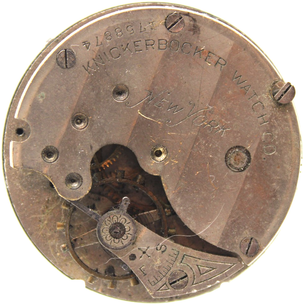 1899-1930 KNICKERBOCKER POCKET WATCH MOVEMENT 1758874 45.4mm (GL2)