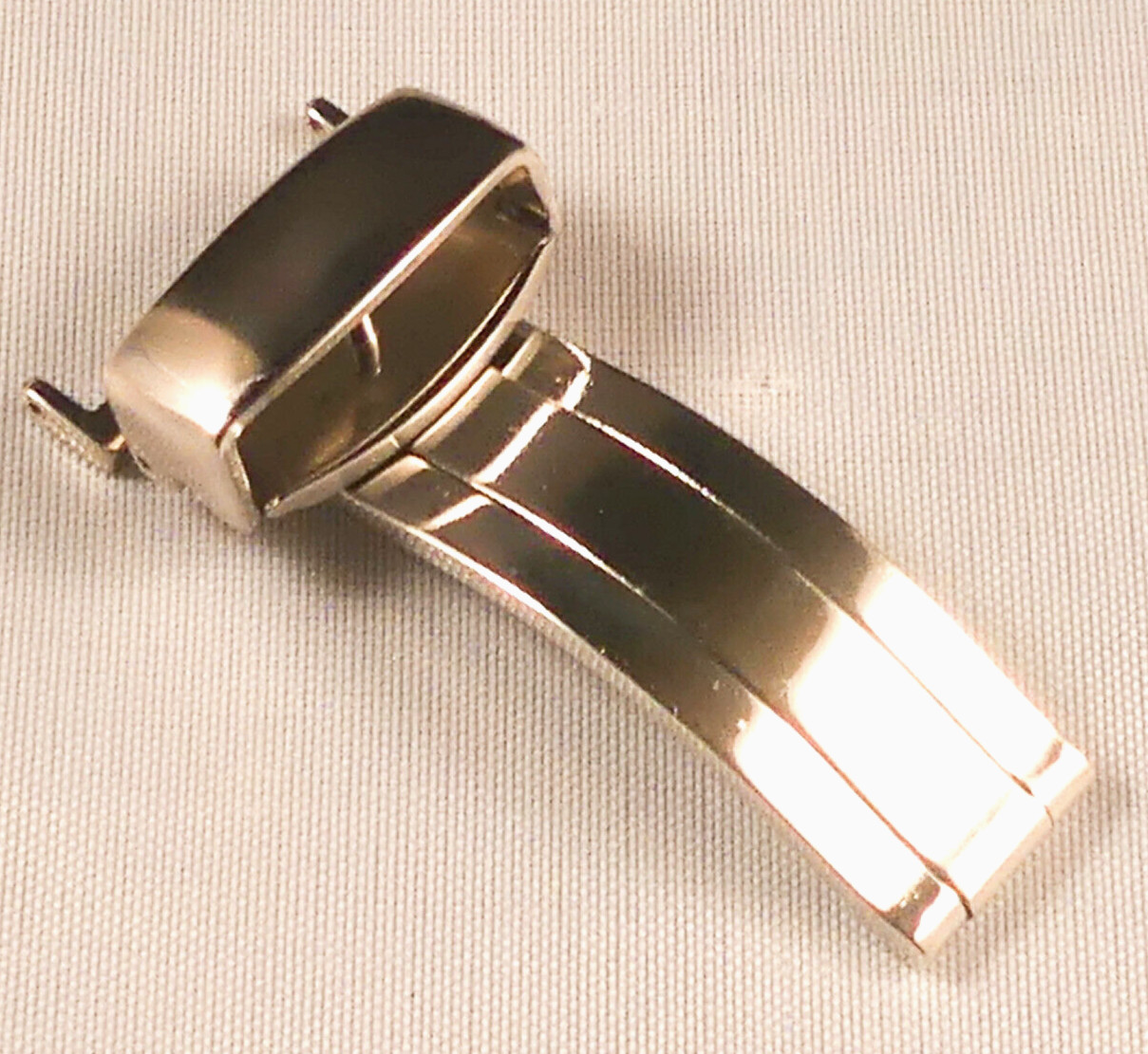 16mm Polished Stainless Steel FLIPLOCK Deployant Clasp Buckle