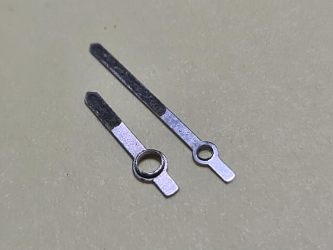 GENUINE USED SILVER HOUR MINUTE HANDS SEIKO MONACO 7016 SEIKO 7018