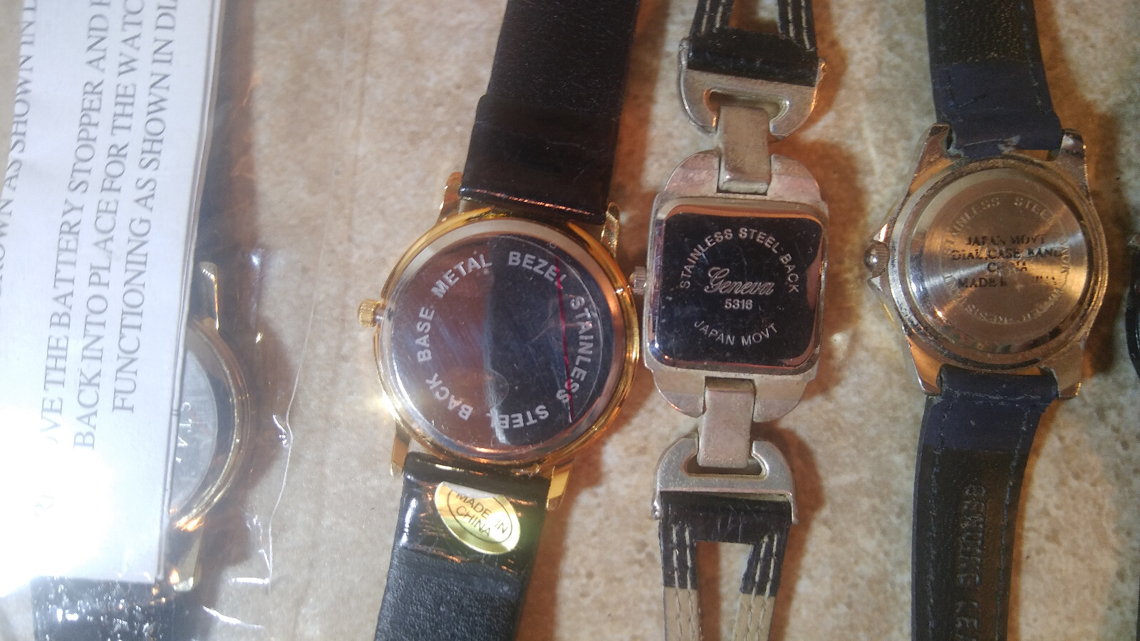 Vtg Watch Lot Parts/Repair Digital Tommy Boy Speidel Bulova 10k Geneva Armitron