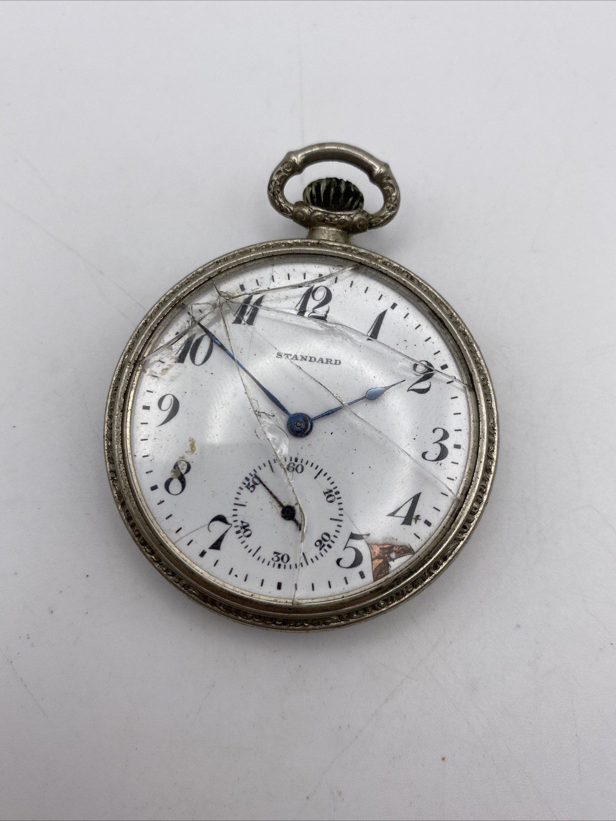 1921 NEW YORK STANDARD POCKET WATCH MOVEMENT GRADE 1553 15j Parts/repair