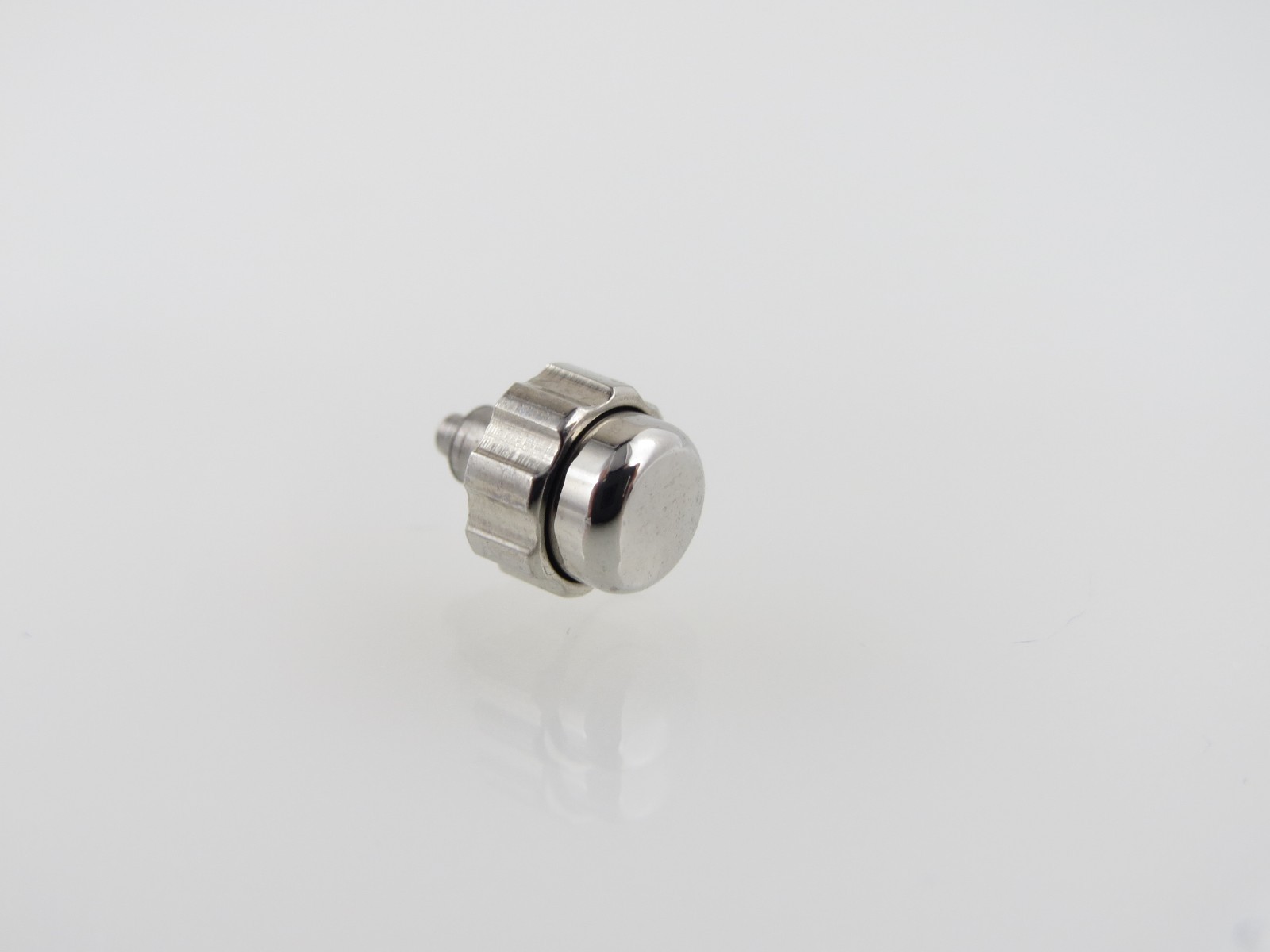 New Stainless Steel Friction Fit Watch Pusher 4.9 mm Diameter