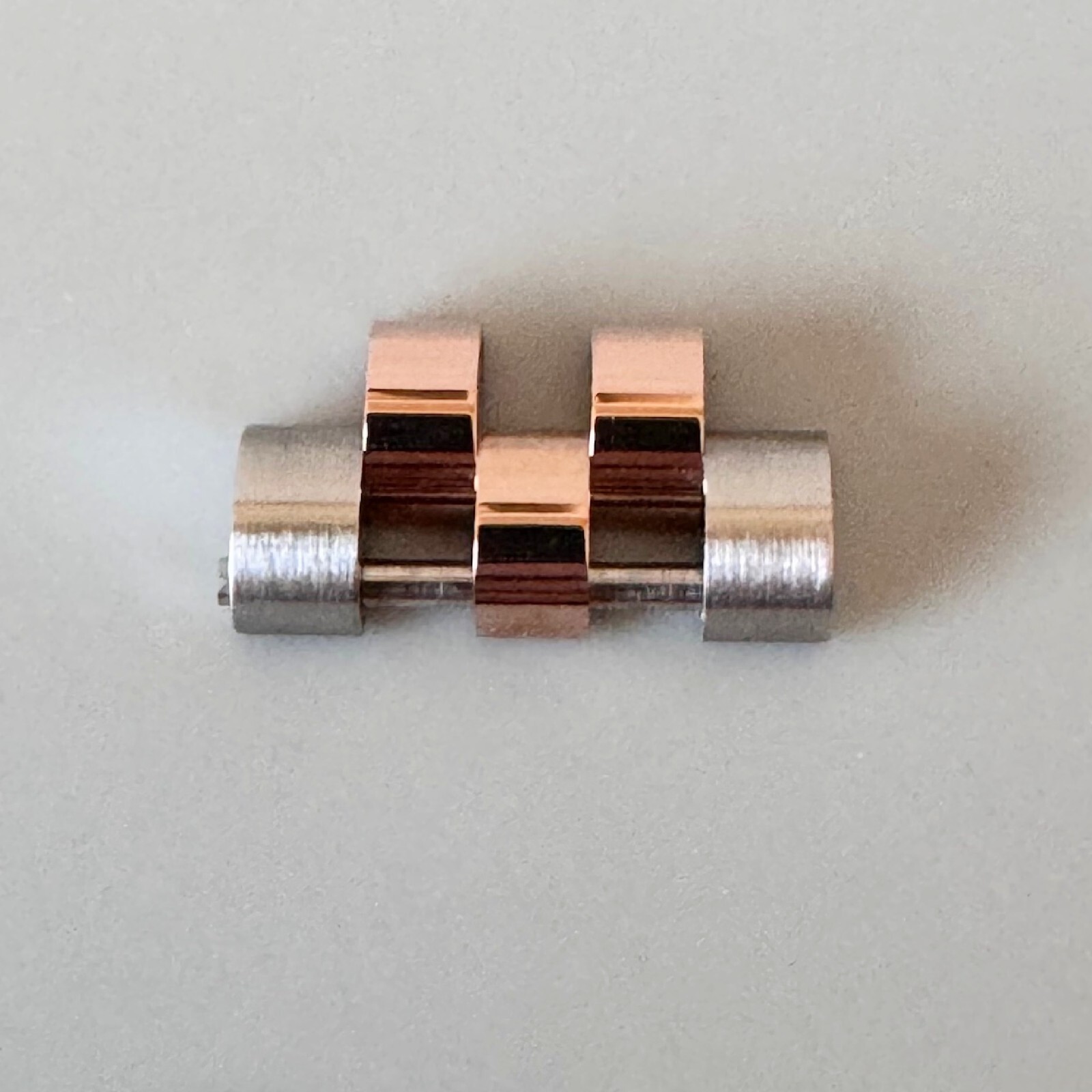 Genuine ROLEX 15.5mm New Style 18k Rose Gold & Steel Jubilee Link 126301 126331