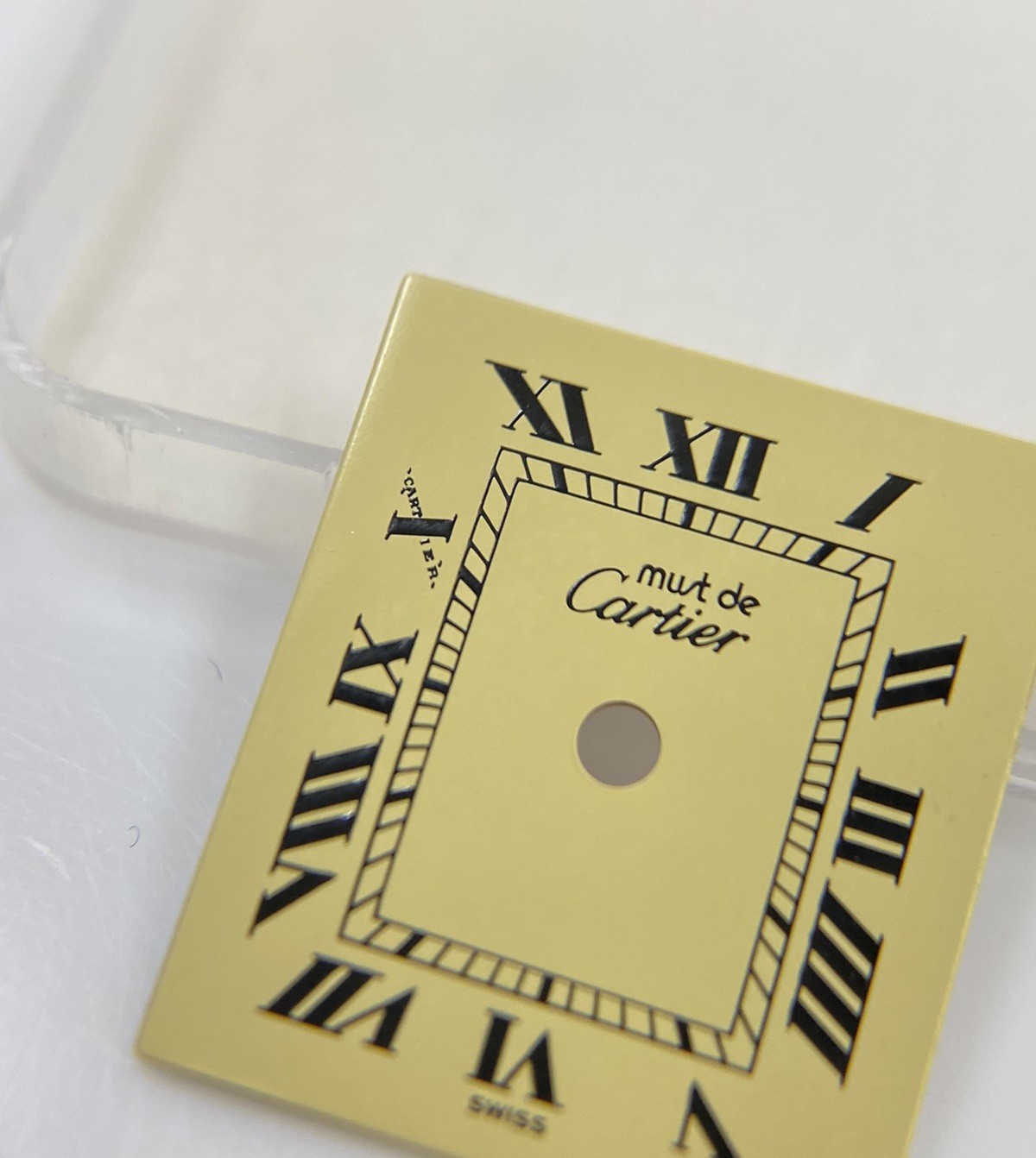 Original Cartier Must de Cartier Tank Vermeil Champagne Roman Numeral Dial