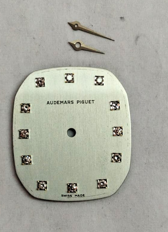 Genuine Audemars Piguet Ladies Diamond Hour Marker Dial + Hands – 21×18.5 mm