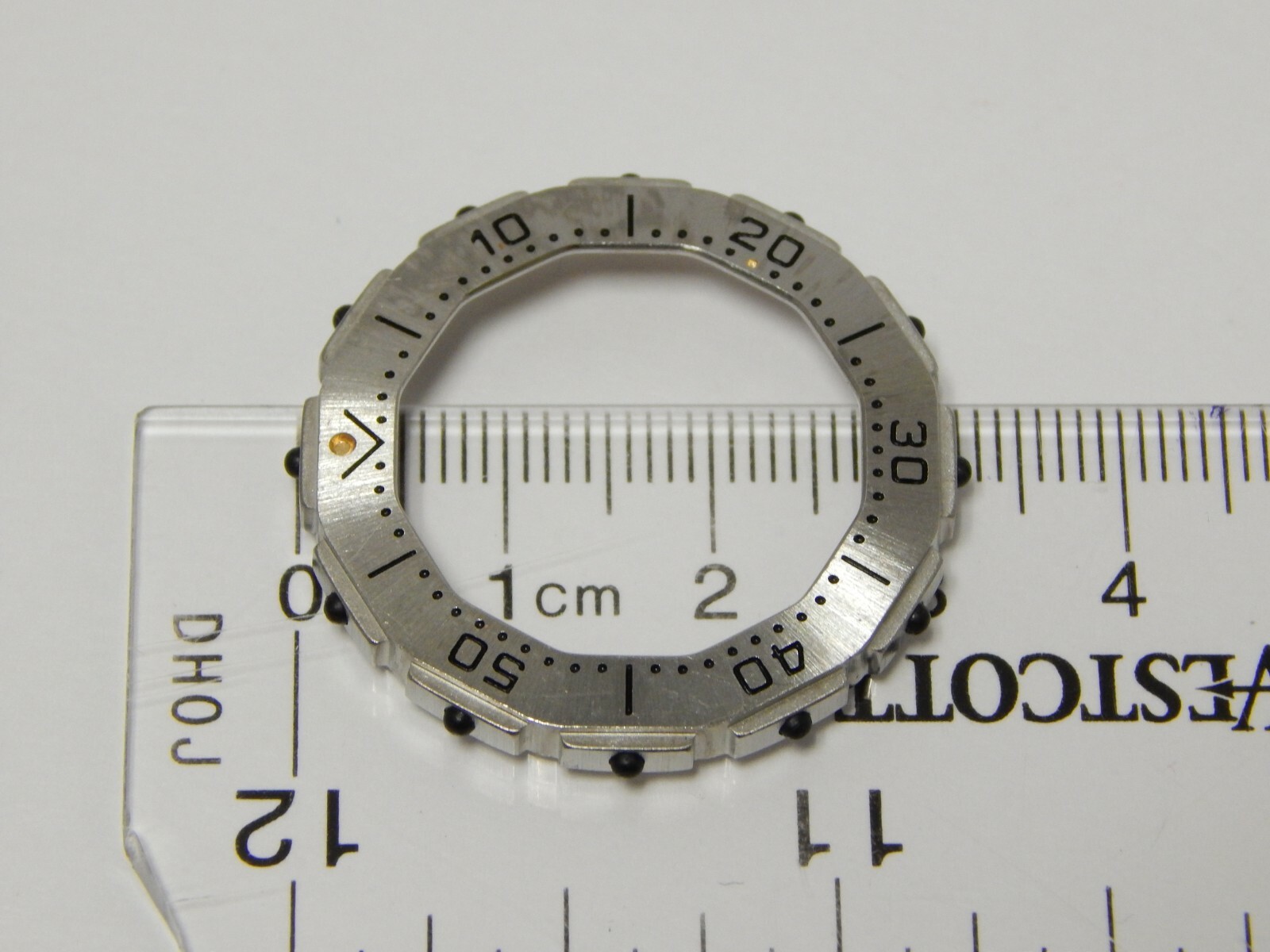 TAG HEUER Professional 3000 Watch Bezel w/ Retaining Spring | 33mm 22.15mm