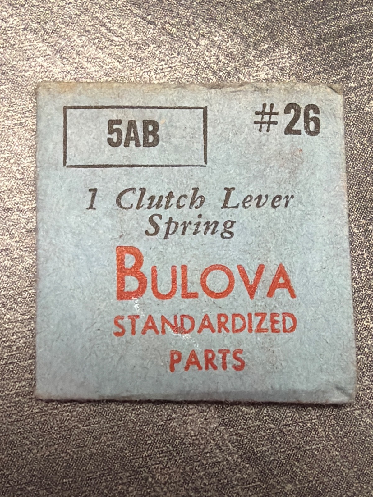 Bulova #26 Clutch Lever Spring NOS – Various Calibers – Factory Sealed