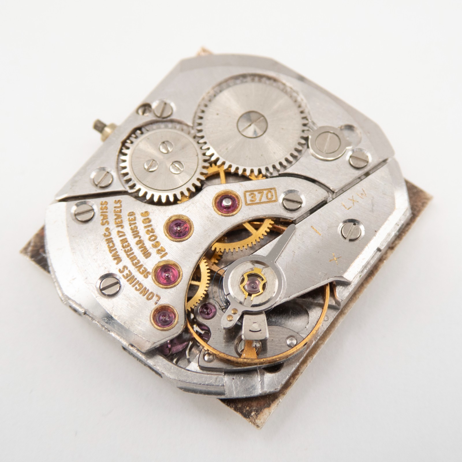 Vintage Longines Caliber 370 17-Jewel Wristwatch Movement