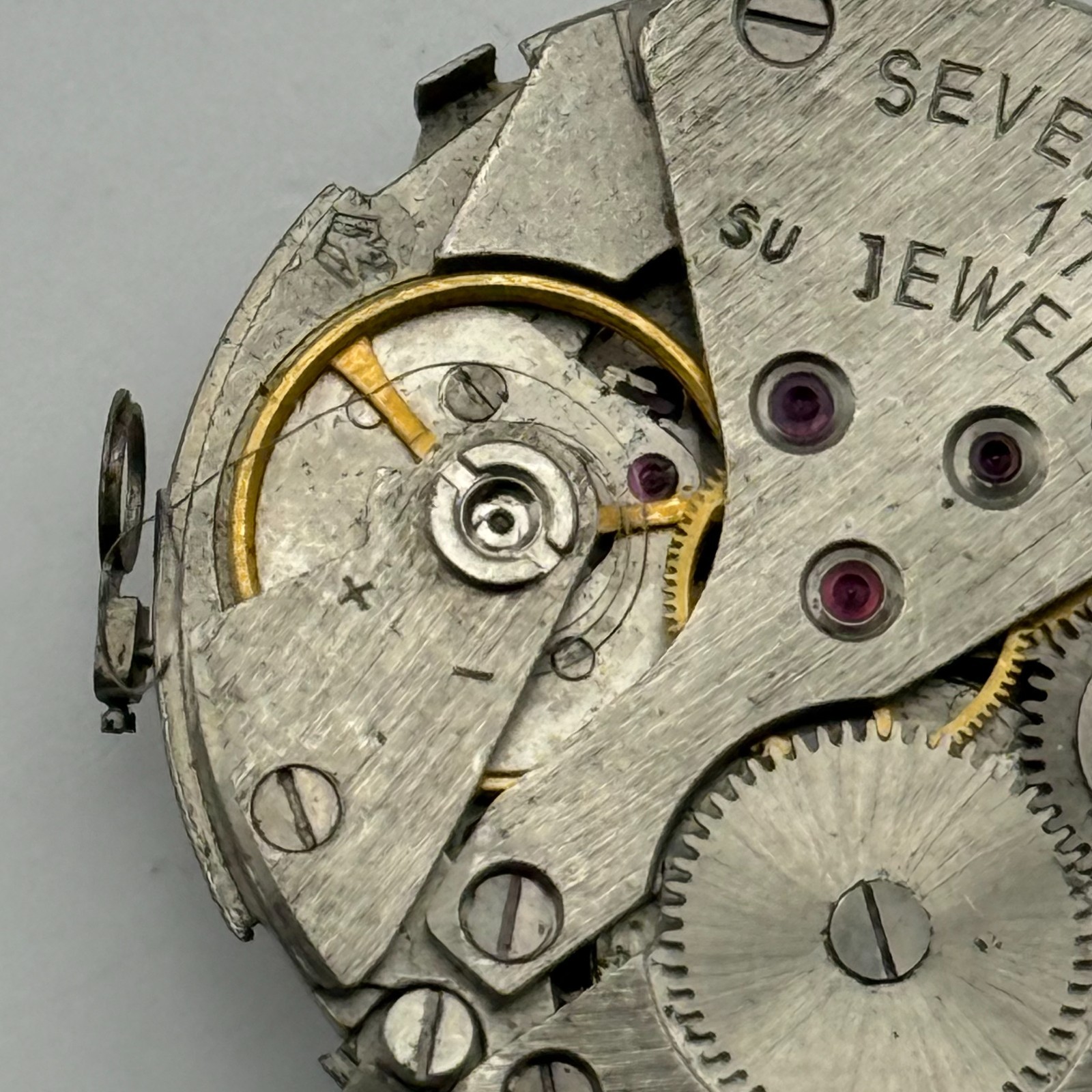 Raketa 2628.H Watch Movement Soviet 17 Jewels Manual Wind Parts Repair 26.6mm