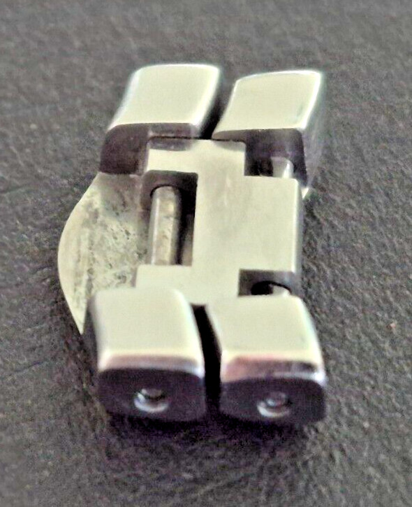 EBEL 12.8mm Double Link Sport Wave Classic Link Gold and Steel with pins extra