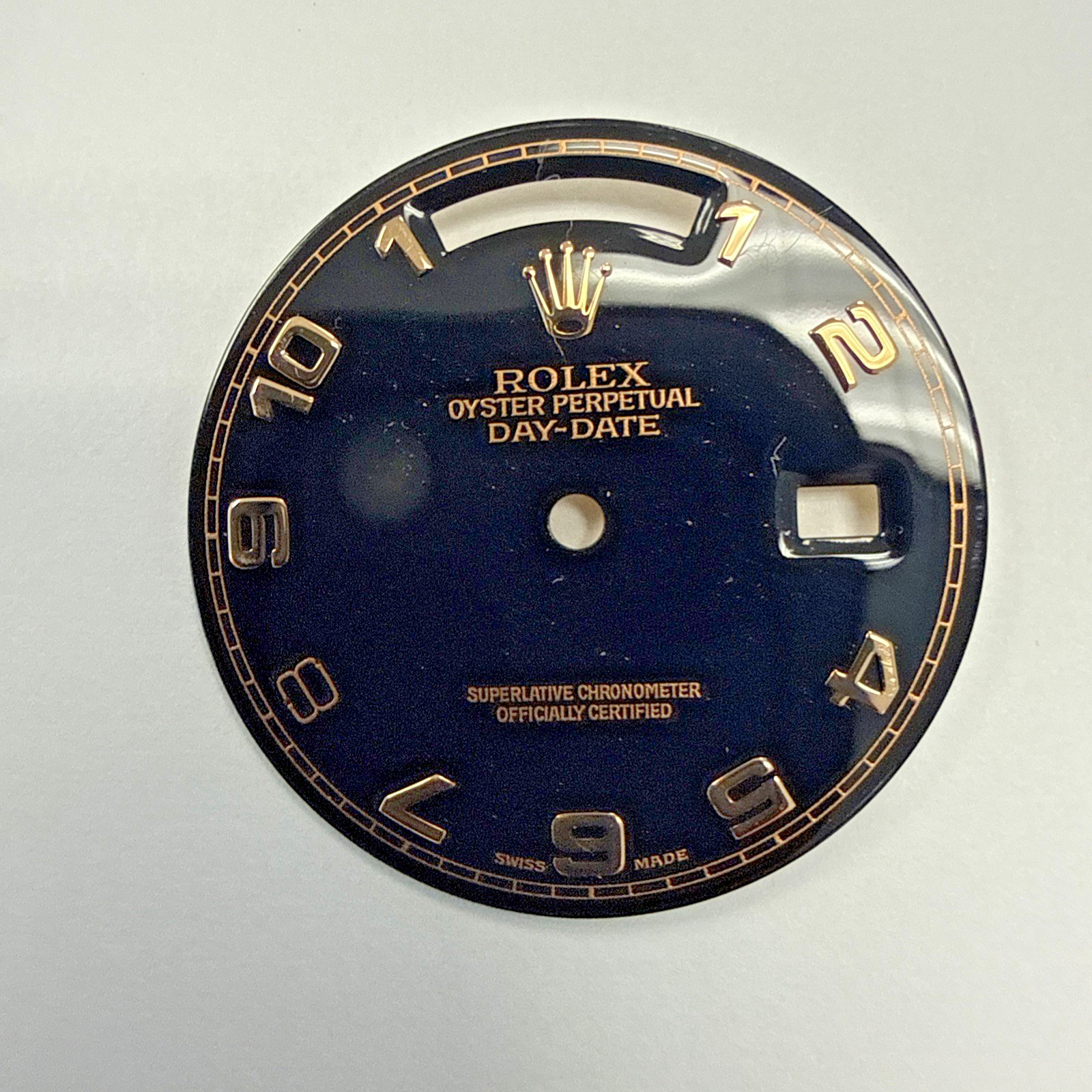 Rolex 118205 118235 Oyster Day-Date 36mm Arabic Dial Rose Gold Numbers
